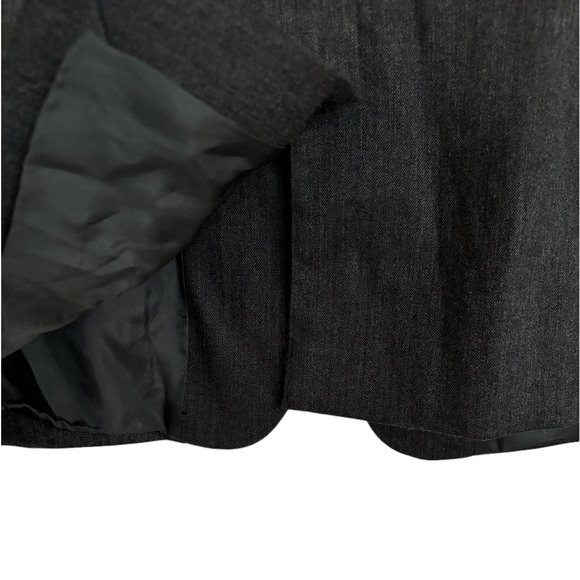Michael Kors Charcoal Gray Italian Wool Blend Blazer Size 6 - Picture 6 of 8